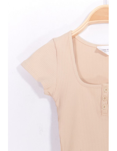 1532 CROP TOP COL TUNISIEN