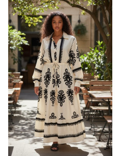 422-M ROBE LONGUE IMPRIMEE 2