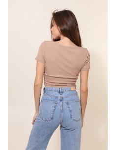1642 CROP TOP MANCHES COURTES 2