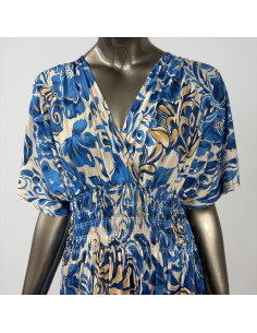 1966-D4 ROBE LONGUE IMPRIMEE 2